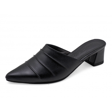 Women Sandals SC-86 Black Nappa