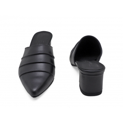 Women Sandals SC-86 Black Nappa