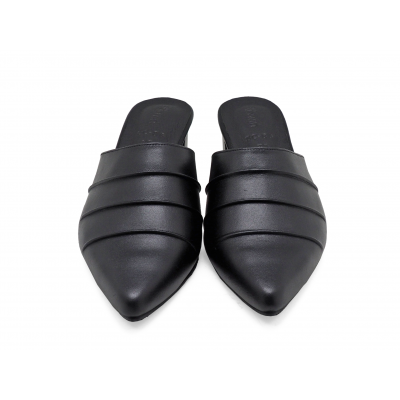 Women Sandals SC-86 Black Nappa