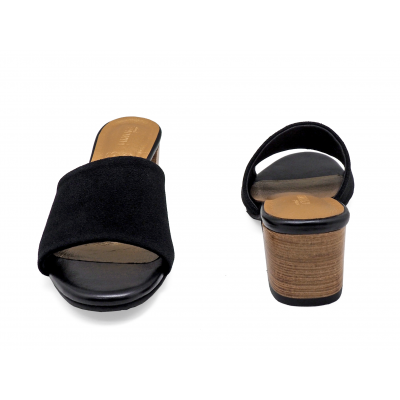 Women Sandals SC-88 Black Suede
