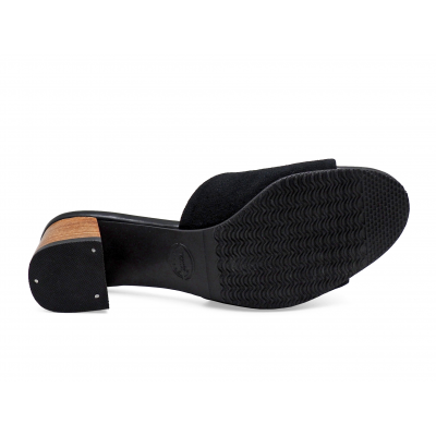 Women Sandals SC-88 Black Suede