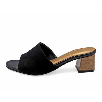 Women Sandals SC-88 Black Suede