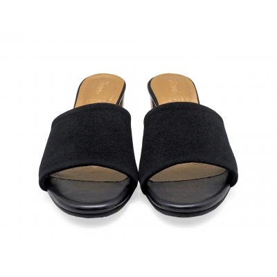 Women Sandals SC-88 Black Suede