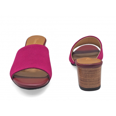 Women Sandals SC-88 Hot Pink Suede