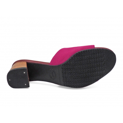 Women Sandals SC-88 Hot Pink Suede