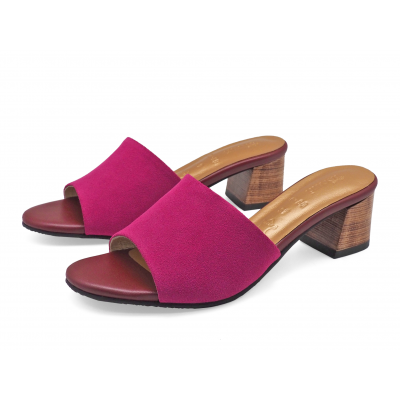 Women Sandals SC-88 Hot Pink Suede