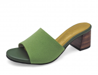 รองเท้าแตะ SC-88 หนังกลับเขียวอ่อน