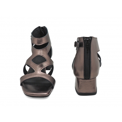 Women Sandals SC-89 Pewter Nappa