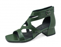 Women Sandals SC-89 CCO Green Leather