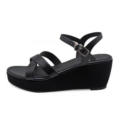 รองเท้าแตะ SC-90 หนังนิ่มดำ