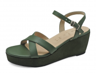 รองเท้าแตะ SC-90 หนังนิ่มเขียวขี้ม้า
