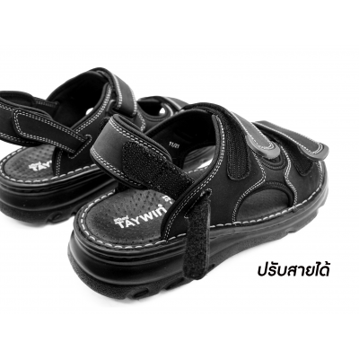 Men Sandals SKA-21 Black Nubuck (Oiled)