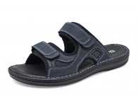 Men Sandals SKA-25 Navy Nubuck-Black Nubuck (Oiled)