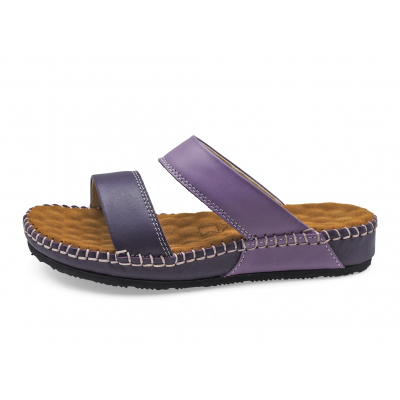 Sandals Flat SKC-16 Purple Nappa