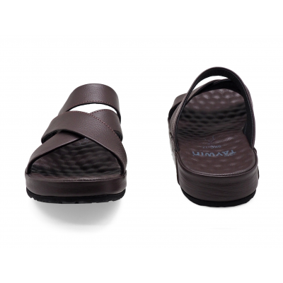 รองเท้าแตะ SKC-17 หนังปั่นนิ่มตาล