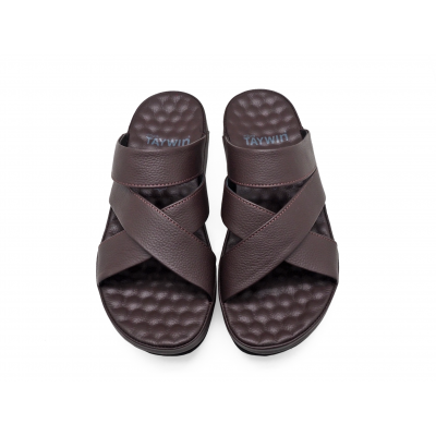 รองเท้าแตะ SKC-17 หนังปั่นนิ่มตาล