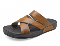 Sandals Flat SKC-17 Tan Leather