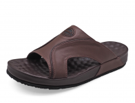 รองเท้าแตะ SKC-18 หนังนิ่มสีน้ำตาล-นิ่มสีน้ำตาลเข้ม