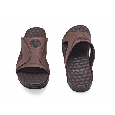 Men Sandals SKC-18 Brown-Dark Brown Nappa
