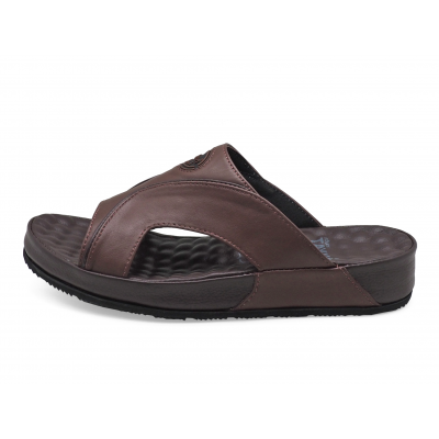 Men Sandals SKC-18 Brown-Dark Brown Nappa