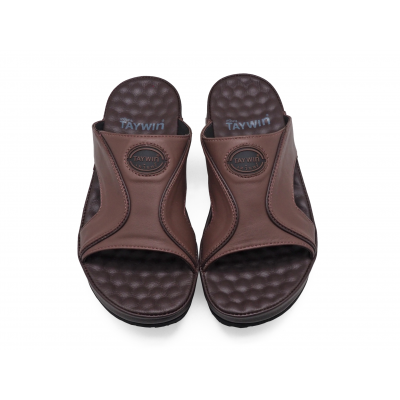 Men Sandals SKC-18 Brown-Dark Brown Nappa