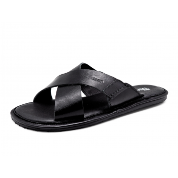 Men Sandals SKT-71 Black CCO Leather