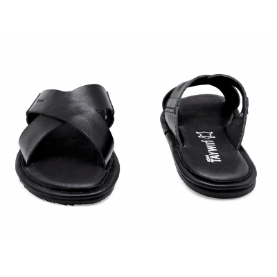 Men Sandals SKT-71 Black CCO Leather