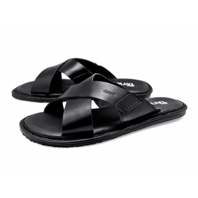 Men Sandals SKT-71 Black CCO Leather