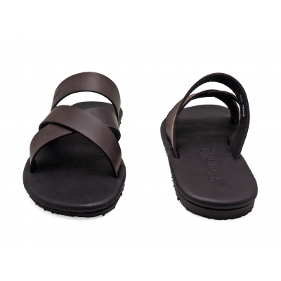 Men Sandals SKT-75 Brown Nubuck (Oiled)