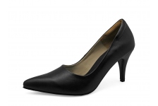 Women Courts High Heel SM-14 Black  Nappa
