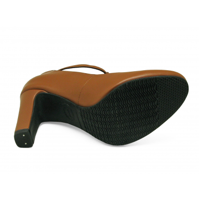 Women Courts High Heel SM-89 Tan Nappa