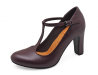 Women Courts High Heel SM-89 Maroon Nappa