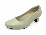 Women Courts Middle Heel SV-01 Cream Nappa