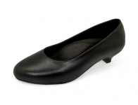 SALE 50% Women Courts Middle Heel SV-02 Black Nappa