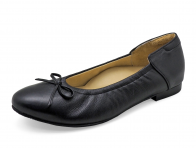 Women Courts Flat SV-06 Black sheep leather