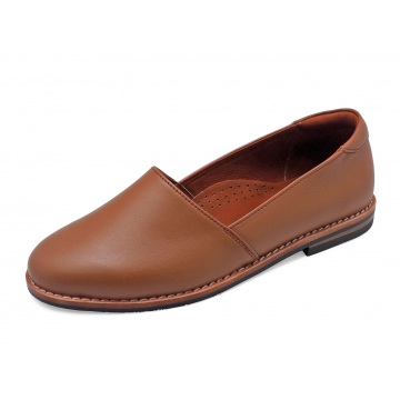 Women Courts Flat SY-03 Tan Nappa