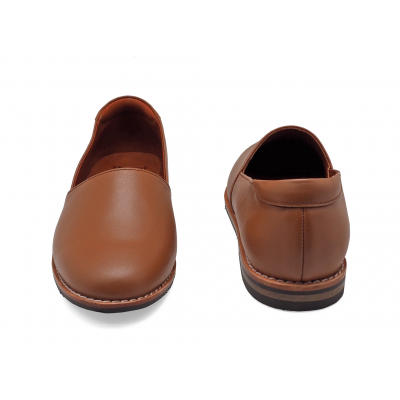 Women Courts Flat SY-03 Tan Nappa