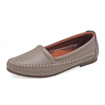 Women Courts Flat SY-06 Silver Pink Nappa