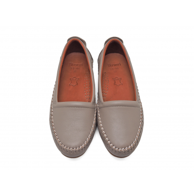 Women Courts Flat SY-06 Silver Pink Nappa