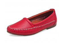 Women Courts Flat SY-06 Red Nappa