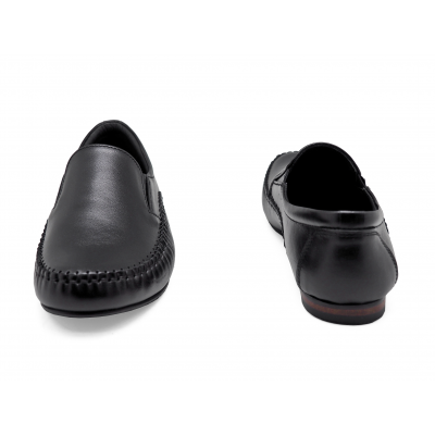 Women Courts Flat SY-07 Black Nappa