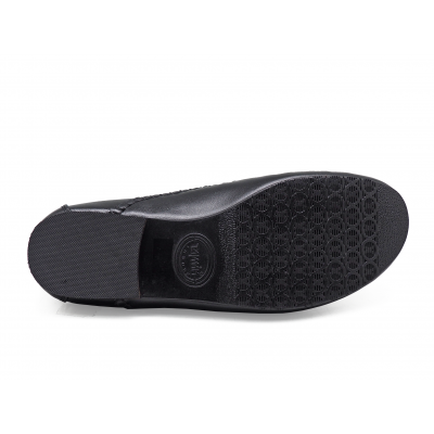Women Courts Flat SY-07 Black Nappa