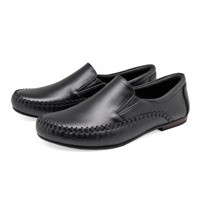 Women Courts Flat SY-07 Black Nappa