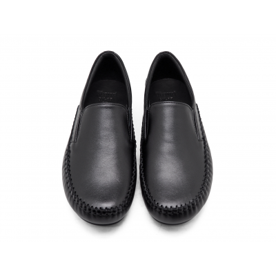 Women Courts Flat SY-07 Black Nappa