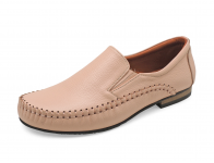 Women Courts Flat SY-07 Old Rose Pink Corrected Grain Leather *Limited