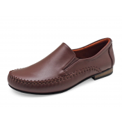 Women Courts Flat SY-07 Brown Nappa