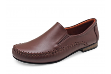 Women Courts Flat SY-07 Brown Nappa