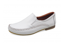 Women Courts Flat SY-07 White Nappa