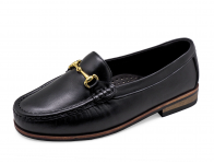 Women Courts Flat SY-09 Black Nappa